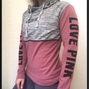 Heather Grey PINK Sweatshirt